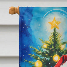 Load image into Gallery viewer, Golden Retriever Christmas House Flag