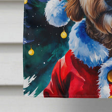 Load image into Gallery viewer, Goldendoodle Christmas House Flag
