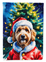 Load image into Gallery viewer, Goldendoodle Christmas House Flag