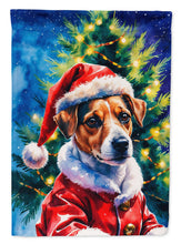 Load image into Gallery viewer, Jack Russell Terrier Christmas Garden Flag