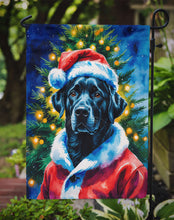 Load image into Gallery viewer, Black Labrador Retriever Christmas Garden Flag