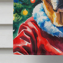 Load image into Gallery viewer, Yellow Labrador Retriever Christmas House Flag