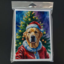 Load image into Gallery viewer, Yellow Labrador Retriever Christmas Greeting Cards Pack of 8