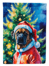 Load image into Gallery viewer, Mastiff Christmas House Flag