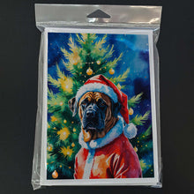 Load image into Gallery viewer, Mastiff Christmas Greeting Cards Pack of 8