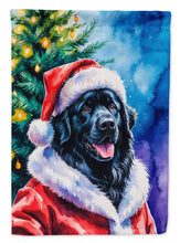 Load image into Gallery viewer, Black Newfoundland Christmas House Flag