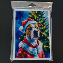 Load image into Gallery viewer, Pit Bull Terrier Christmas Greeting Cards Pack of 8