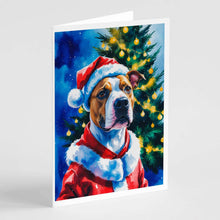 Load image into Gallery viewer, Pit Bull Terrier Christmas Greeting Cards Pack of 8