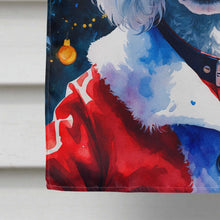 Load image into Gallery viewer, White Poodle Christmas House Flag