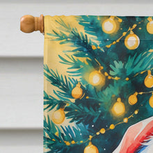 Load image into Gallery viewer, Black Pug Christmas House Flag