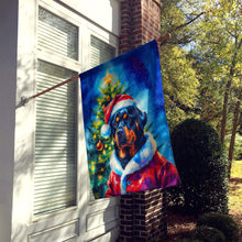 Load image into Gallery viewer, Rottweiler Christmas House Flag
