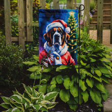 Load image into Gallery viewer, Saint Bernard Christmas Garden Flag