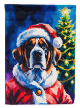 Load image into Gallery viewer, Saint Bernard Christmas Garden Flag