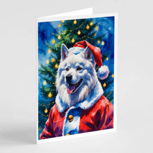 Load image into Gallery viewer, Samoyed Christmas Greeting Cards Pack of 8