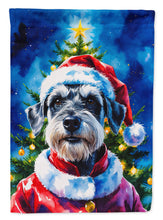 Load image into Gallery viewer, Schnauzer Christmas House Flag
