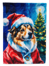 Load image into Gallery viewer, Sheltie Christmas House Flag