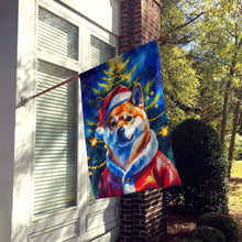 Load image into Gallery viewer, Shiba Inu Christmas House Flag