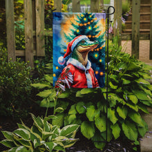 Load image into Gallery viewer, Alligator Christmas Garden Flag