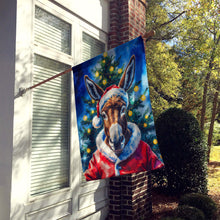 Load image into Gallery viewer, Donkey Christmas House Flag