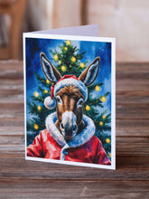Load image into Gallery viewer, Donkey Christmas Greeting Cards Pack of 8