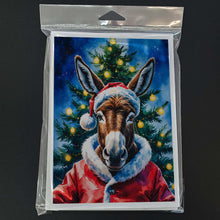Load image into Gallery viewer, Donkey Christmas Greeting Cards Pack of 8
