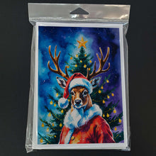 Load image into Gallery viewer, Deer Christmas Greeting Cards Pack of 8