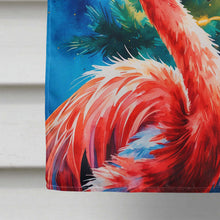 Load image into Gallery viewer, Flamingo Christmas House Flag