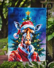 Load image into Gallery viewer, Giraffe Christmas Garden Flag