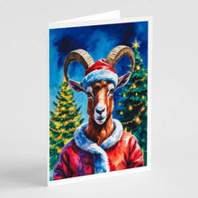 Load image into Gallery viewer, Goat Christmas Greeting Cards Pack of 8
