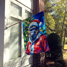 Load image into Gallery viewer, Gorilla Christmas House Flag