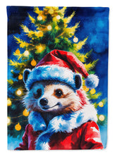 Load image into Gallery viewer, Hedgehog Christmas House Flag