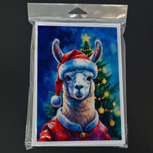Load image into Gallery viewer, Llama Christmas Greeting Cards Pack of 8