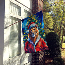 Load image into Gallery viewer, Lion Christmas House Flag