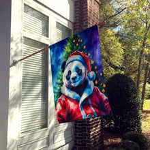 Load image into Gallery viewer, Panda Christmas House Flag