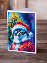 Load image into Gallery viewer, Penguin Christmas Greeting Cards Pack of 8