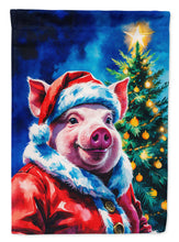 Load image into Gallery viewer, Pig Christmas House Flag