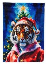 Load image into Gallery viewer, Tiger Christmas Garden Flag