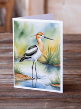 Load image into Gallery viewer, American Avocet Bird Greeting Cards Pack of 8