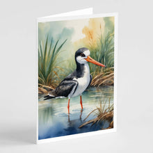 Load image into Gallery viewer, Black Skimmer Bird Greeting Cards Pack of 8