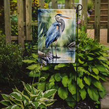 Load image into Gallery viewer, Great Blue Heron Bird Garden Flag