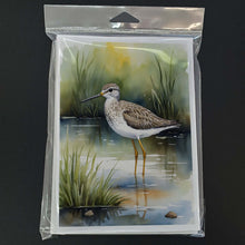 Load image into Gallery viewer, Lesser Yellowlegs Bird Greeting Cards Pack of 8