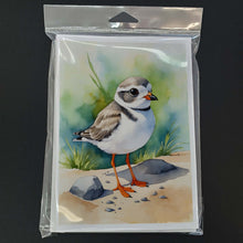 Load image into Gallery viewer, Piping Plover Bird Greeting Cards Pack of 8