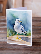 Load image into Gallery viewer, Ring-billed Gul Bird Greeting Cards Pack of 8