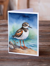 Load image into Gallery viewer, Ruddy Turnstone Bird Greeting Cards Pack of 8