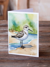 Load image into Gallery viewer, Sanderling Bird Greeting Cards Pack of 8