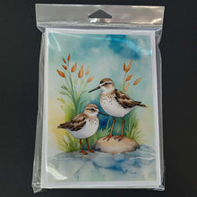 Load image into Gallery viewer, Sandpipers Bird Greeting Cards Pack of 8