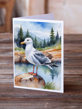 Load image into Gallery viewer, Western Gull Bird Greeting Cards Pack of 8