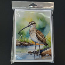 Load image into Gallery viewer, Whimbrel Bird Greeting Cards Pack of 8