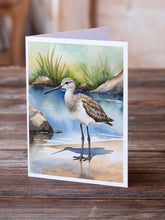 Load image into Gallery viewer, Willet Bird Greeting Cards Pack of 8