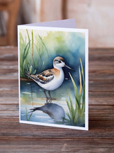 Load image into Gallery viewer, Wilson's Phalarope Bird Greeting Cards Pack of 8